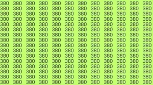 Optical Illusion: If you have eagle eyes find 300 among 380 in 5 Seconds?