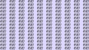 Optical Illusion: If you have eagle eyes find 4542 among 4592 in 15 Seconds?