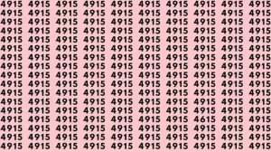 Optical Illusion: If you have eagle eyes find 4615 among 4615 in 6 Seconds?