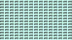 Optical Illusion: If you have eagle eyes find 943 among 643 in 8 Seconds?