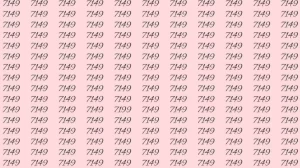 Optical Illusion: If you have hawk eyes find 7199 among 7149 in 05 Seconds?