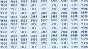 Optical Illusion: If you have hawk eyes find 9838 among 9888 in 8 Seconds?