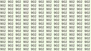 Optical Illusion: If you have hawk eyes find 992 among 902 in 5 Seconds?