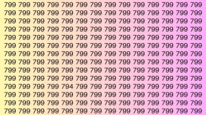 Optical Illusion: If you have Keen Eyes Find the Number 794 among 799 in 8 Secs