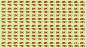 Optical Illusion: If you have sharp eyes find 243 among 293 in 10 Seconds?