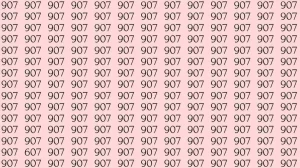 Optical Illusion: If you have sharp eyes find 607 among 907 in 10 Seconds?