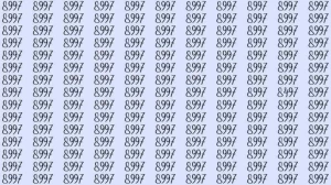 Optical Illusion: If you have sharp eyes find 8497 among 8997 in 10 Seconds?