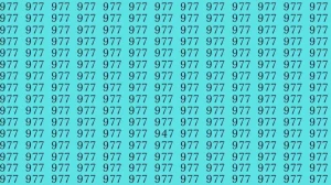 Optical Illusion: If you have sharp eyes find 947 among 977 in 15 Seconds?