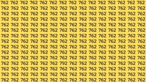 Optical Illusion: If you have Sharp Eyes find the Number 792 among 762 in 8 Seconds