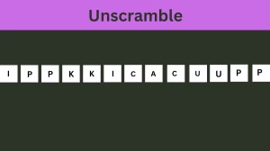 Unscramble IPPKKICACUUPP Jumble Word Today