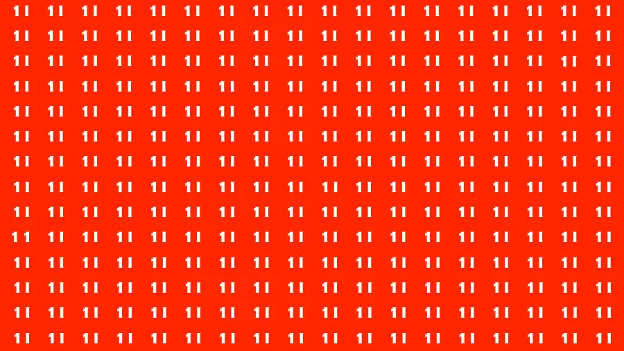 Observation Brain Test: If you have 50/50 vision Find the Number 11 in 15 Seconds