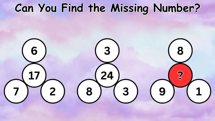 Brain Teaser: Can You Find the Missing Number in This Tricky Math Puzzle?