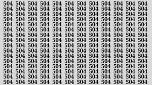 Brain Test: If you have Eagle Eyes Find the Number 304 in 15 Secs