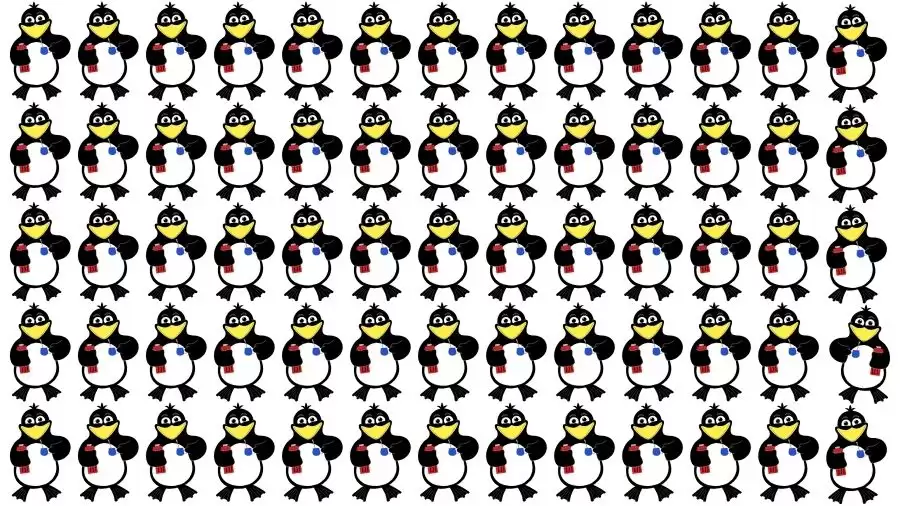 Observation Brain Test: Can you Spot the Odd One Out in 12 Secs? Visual Puzzle