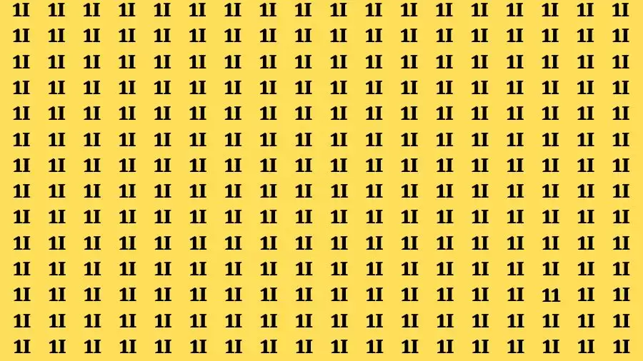 Observation Brain Test: If you have Hawk Eyes Find the number 11 in 12 Secs