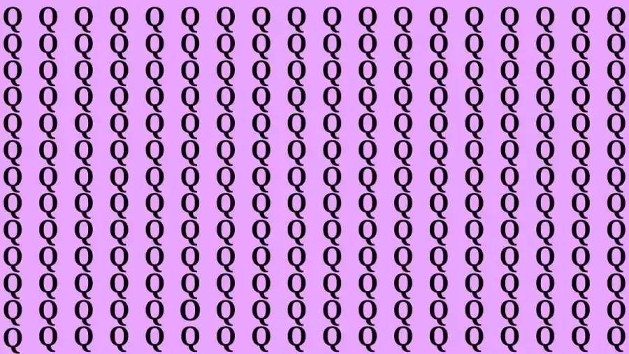 Observation Brain Test: If you have Sharp Eyes Find O among Q in 12 Secs