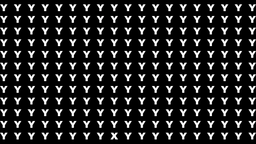 Observation Brain Challenge: If you have Hawk Eyes Find the Letter X in 15 Secs