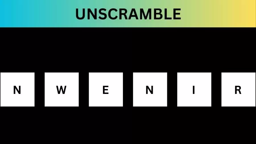 Unscramble NWENIR  Jumble Word Today