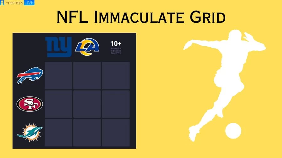 Which Buffalo Bills players who have rushed for 10+ touchdowns in a season since 1999? NFL Immaculate Grid answers July 22 2023