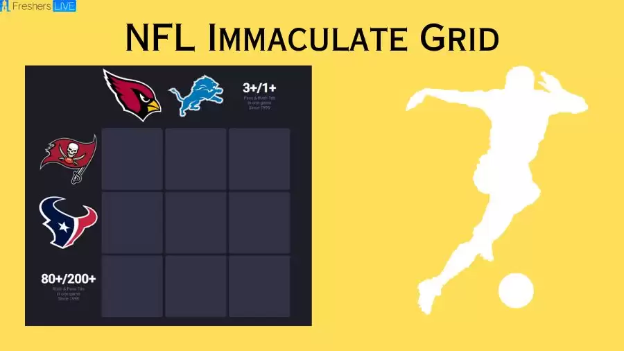 Which Player Have Played for both the Houston Texans and Detroit Lions in Their Careers? NFL Immaculate Grid answers July 16 2023