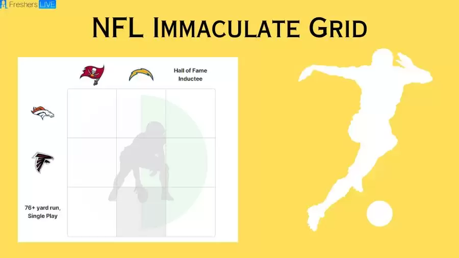 Which 76+ yard runs in single plays by Tampa Bay Buccaneers players? NFL Immaculate Grid answers July 16 2023