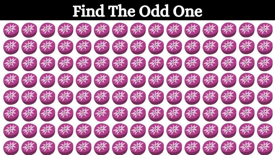 Brain Teaser Visual Test: Can You Circle the Odd One Out in 13 Secs?