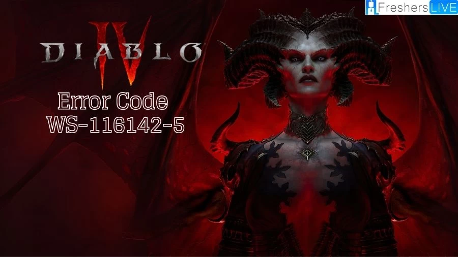 Diablo 4: How to Fix Ps5 Error Code WS-116142-5?