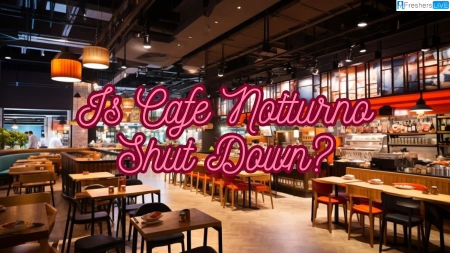 Is Cafe Notturno Shut Down? Why is Cafe Notturno Shut Down?