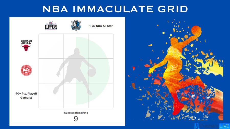 NBA Crossover Grid Immaculate Answers Today August 05 2023