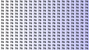 Optical Illusion Brain Challenge: If you have Hawk Eyes Find the Number 79 among 76 in 12 Secs