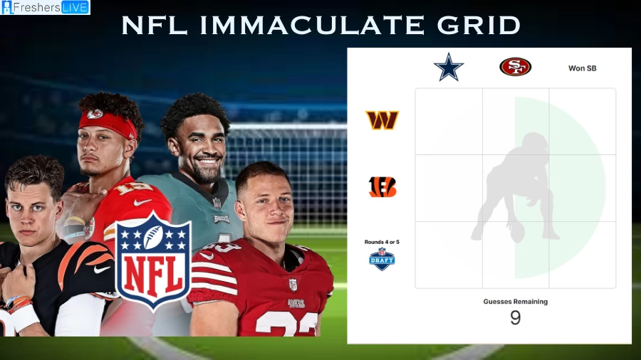 Which Player Have Played for both the Bengals and 49ers in Their Careers? NFL Immaculate Grid answers August 19 2023