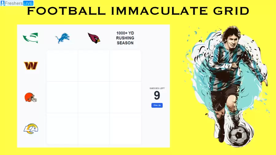 Which Player Have Played for both the Commanders and Detroit Lions in Their Careers? Football Immaculate Grid answers August 30 2023