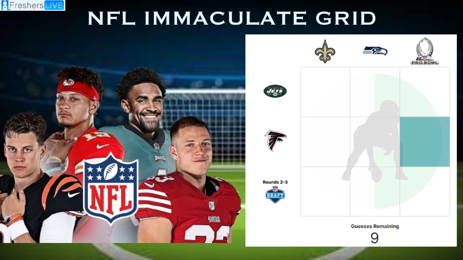 Which Player Have Played for both the falcons and Saints in Their Careers? NFL Immaculate Grid answers August 18 2023