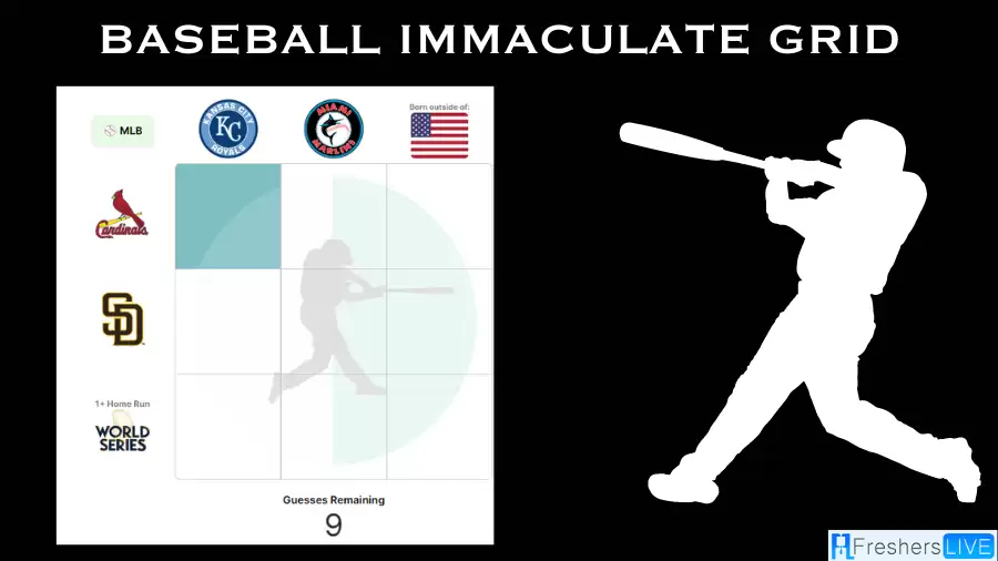 Which player who played for the Kansas City Royals and hit 1+ home run in the World Series? Baseball Immaculate Grid Answers for August 30 2023