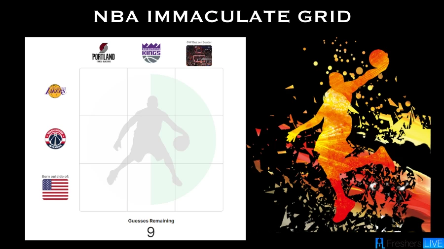 Which Player who were born outside of the United States and hit a game-winning buzzer beater in an NBA game? NBA Immaculate Grid answers August 09 2023