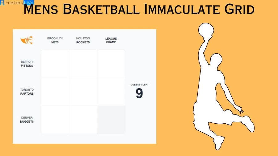 Which Players Have Played for Both Detroit Pistons And Houston Rockets in Their Careers? Mens Basketball Immaculate Grid answers August 01 2023