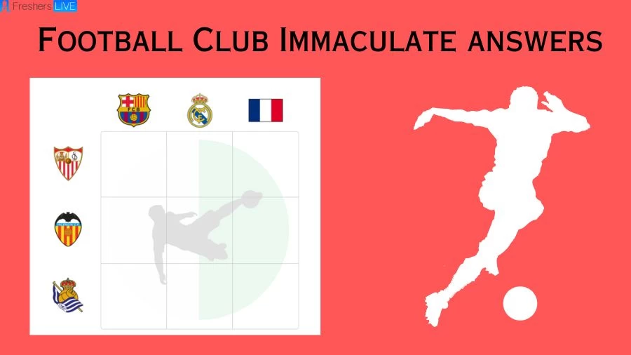 Which Players Have Played for Both Sevilla FC And Real Madrid CF in their Careers? Football Club Immaculate Grid answers August 03 2023