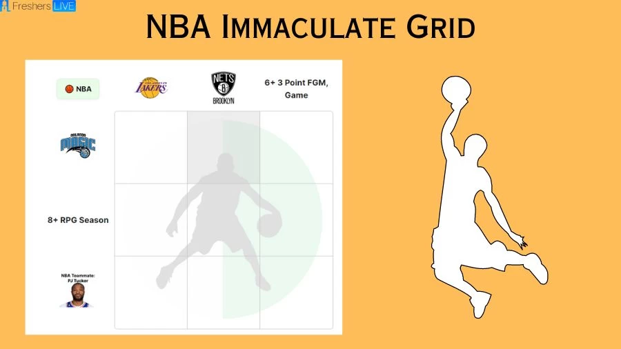 Which players who have 8+ rebounds per game in a season and made 6+ 3-pointers in a game? NBA Immaculate Grid answers August 23 2023