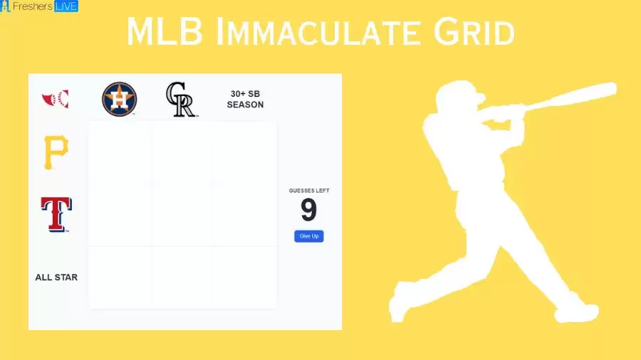 MLB Immaculate Grid Answers Today September 06 2023