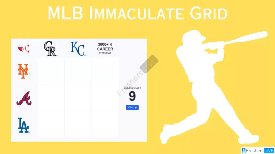 MLB Immaculate Grid Answers Today September 21 2023