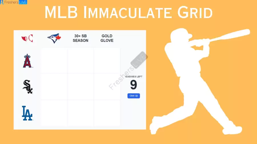 MLB Immaculate Grid Answers Today September 25 2023