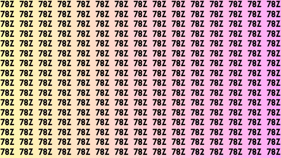 Optical Illusion Brain Challenge: If you have Hawk Eyes Find the Number 782 in 10 Secs