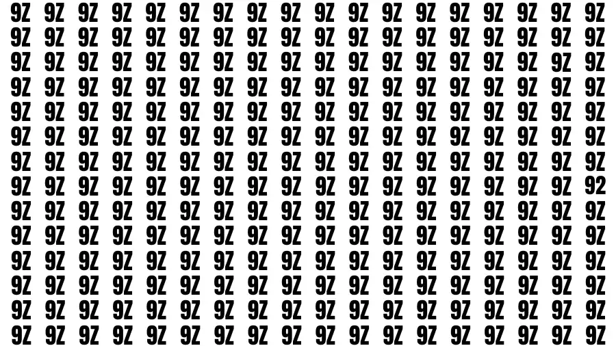 Optical Illusion Brain Challenge: Only 5% People Can Find the number 92 in 10 Seconds