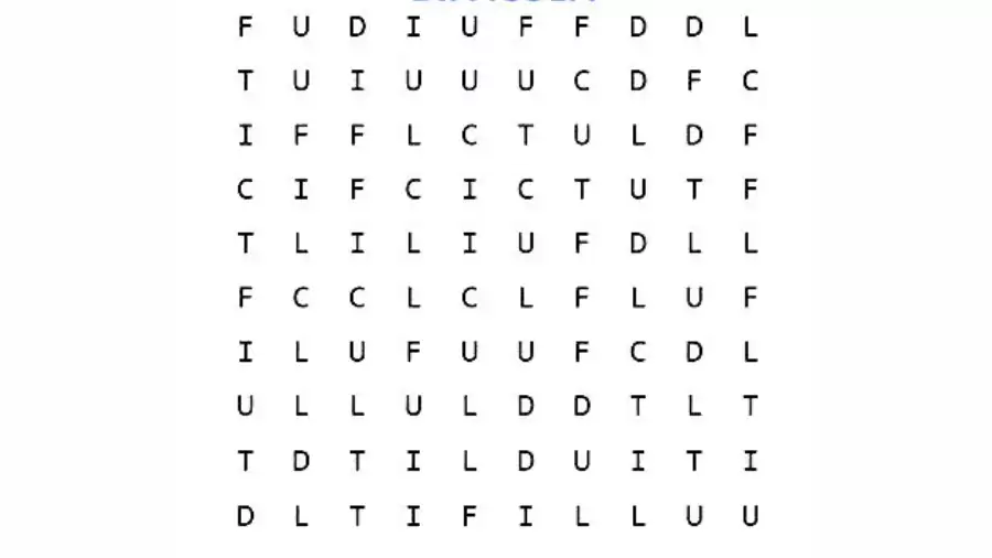 Optical Illusion Eye Test: If You have Sharp eyes find the word Difficult in 12 Secs