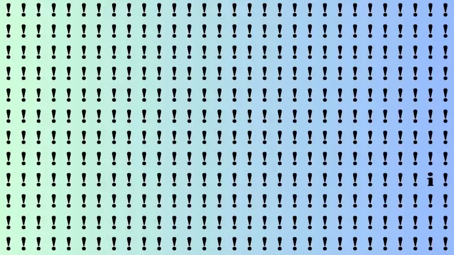 Optical Illusion Visual Test: Only Eagle Eyes Can Spot the Find the Letter I in 10 Secs