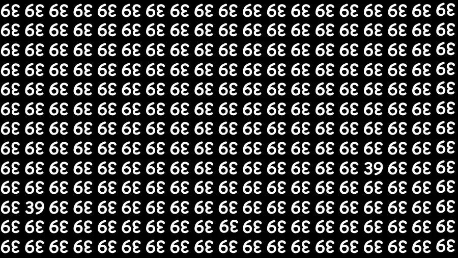 Thinking Test: If you have 50/50 Vision Find the Number 39 in 15 Secs