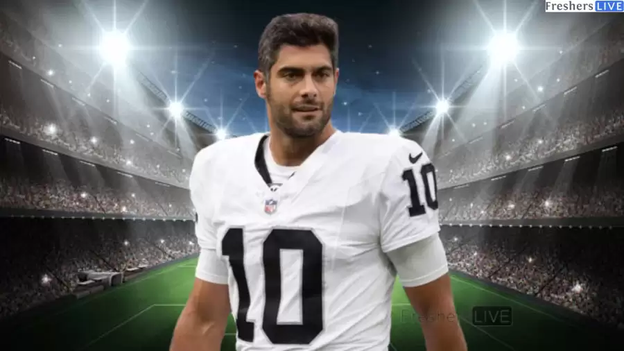 What Happened to Jimmy Garoppolo? Where is Jimmy Garoppolo Now? Is Jimmy Garoppolo Playing for the Las Vegas Raiders?