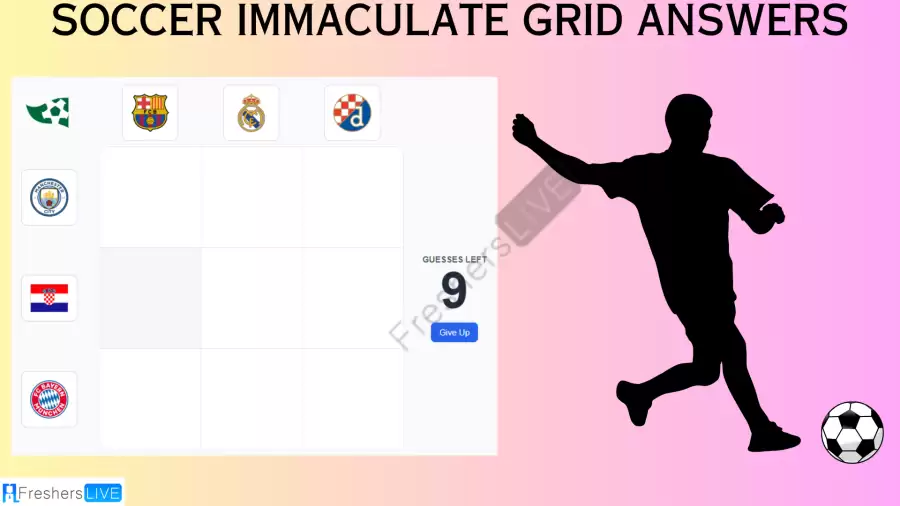 Which Croatia Player Who Have Played for GNK Dinamo Zagreb in their Careers? Soccer Immaculate Grid answers September 27 2023