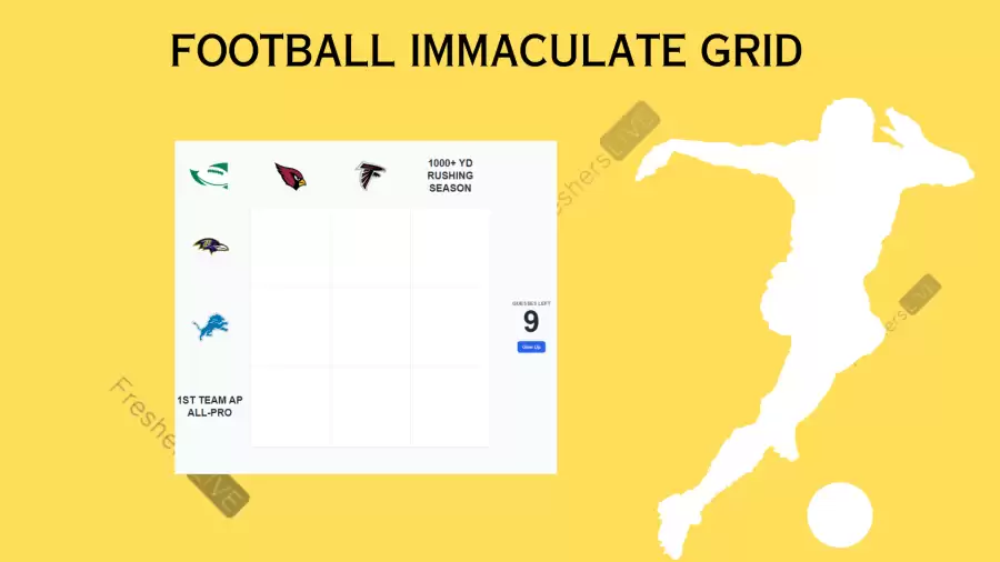 Which Player Have Played for both the 1St Team Ap All-pro and 1000+ Yd Rushing Season in Their Careers? Football Immaculate Grid answers September 19 2023