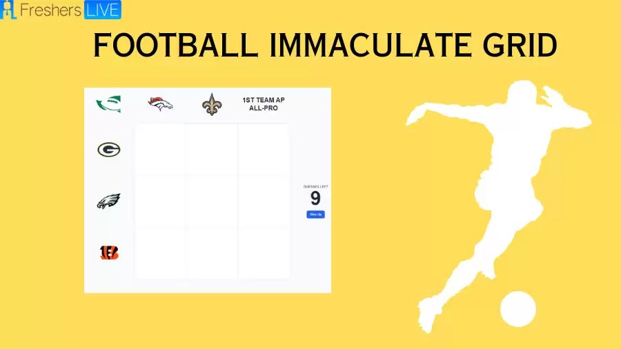 Which Player Have Played for both the Bengals and Broncos in Their Careers? Football Immaculate Grid answers September 11 2023